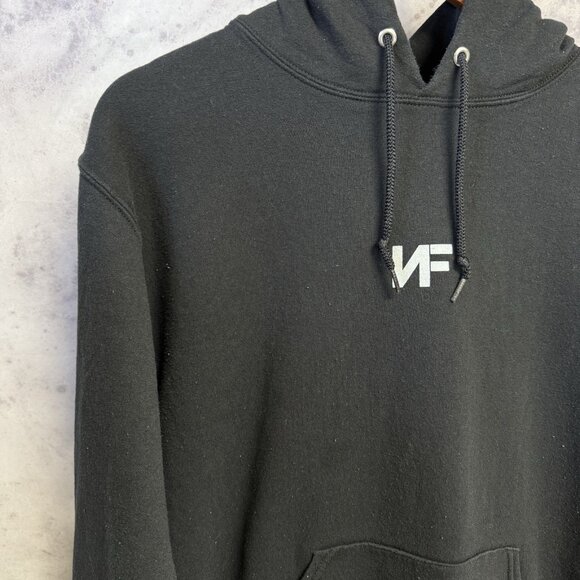 NF Real Music Hope Tour MMXXIV Black Hoodie Men’s Size Small 19x25 - Picture 4 of 16